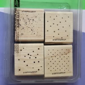 Stampin Up Itty Bitty Backgrounds set